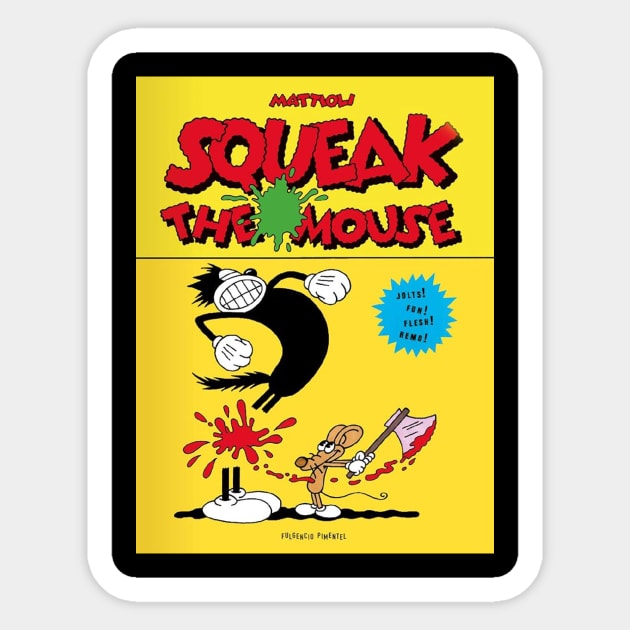 SQUEAK THE MOUSE Sticker by The Jung Ones